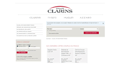 Desktop Screenshot of groupeclarins-rh.com